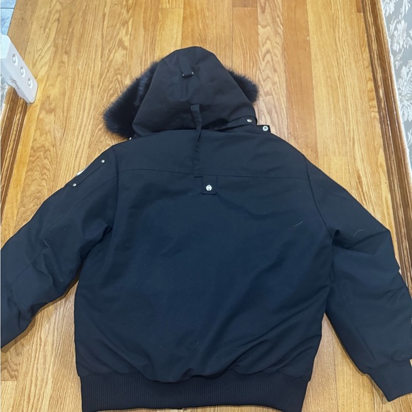 Moose Knuckles Black Fur-Trimmed Jacket - Picture 8 of 8